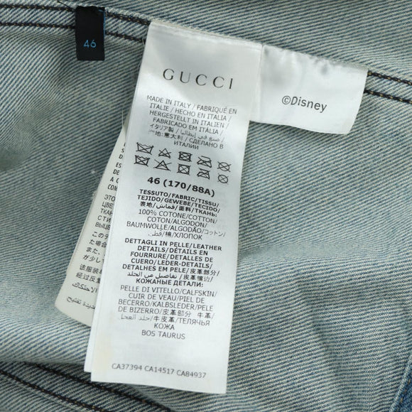 GUCCI GUCCI x Disney Donald Duck Denim Jacket Blue Auth 166939SM