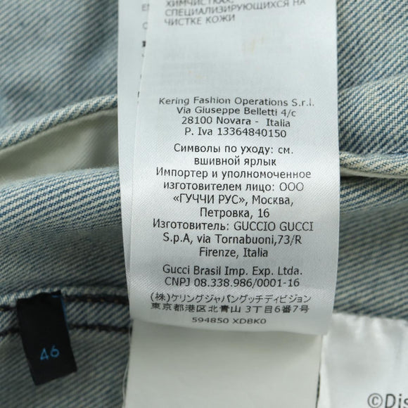 GUCCI GUCCI x Disney Donald Duck Denim Jacket Blue Auth 166939SM