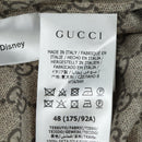 GUCCI GUCCI x Disney GG Donald Shirt Silk Beige Auth 166940SM-12