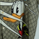 GUCCI GUCCI x Disney GG Donald Shirt Silk Beige Auth 166940SM-7