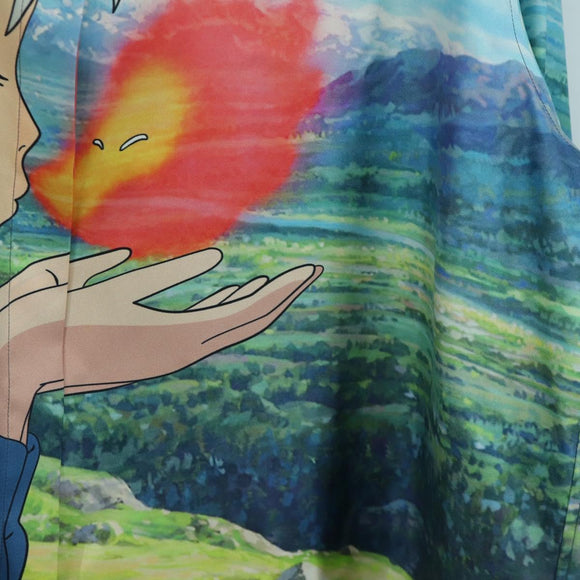 LOEWE × Studio Ghibli Howl's Moving Castle Sophie & Calcifer Shirt Auth 166942SM