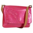 LOUIS VUITTON Vernis Thompson Street Bag Fuchsia Pink M91215 LV Auth 166943A-1