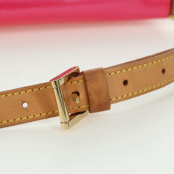 LOUIS VUITTON Vernis Thompson Street Bag Fuchsia Pink M91215 LV Auth 166943A