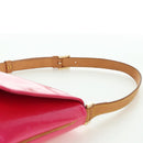 LOUIS VUITTON Vernis Thompson Street Bag Fuchsia Pink M91215 LV Auth 166943A-15