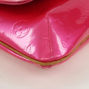 LOUIS VUITTON Vernis Thompson Street Bag Fuchsia Pink M91215 LV Auth 166943A-17
