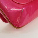 LOUIS VUITTON Vernis Thompson Street Bag Fuchsia Pink M91215 LV Auth 166943A-19