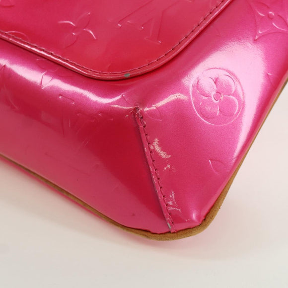 LOUIS VUITTON Vernis Thompson Street Bag Fuchsia Pink M91215 LV Auth 166943A