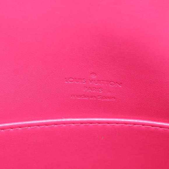 LOUIS VUITTON Vernis Thompson Street Bag Fuchsia Pink M91215 LV Auth 166943A