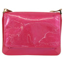 LOUIS VUITTON Vernis Thompson Street Bag Fuchsia Pink M91215 LV Auth 166943A-13