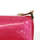 LOUIS VUITTON Vernis Thompson Street Bag Fuchsia Pink M91215 LV Auth 166943A-2