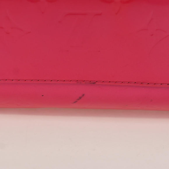 LOUIS VUITTON Vernis Thompson Street Bag Fuchsia Pink M91215 LV Auth 166943A