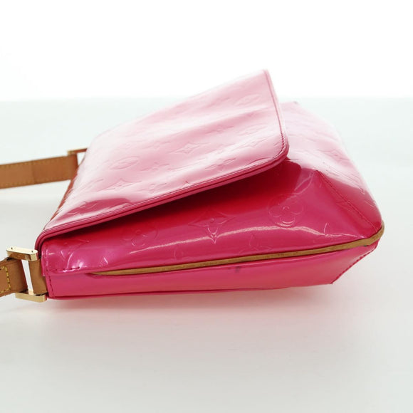 LOUIS VUITTON Vernis Thompson Street Bag Fuchsia Pink M91215 LV Auth 166943A