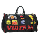 LOUIS VUITTON LV X NBA Keepall Bandouliere 55 Bag Black M58516 LV Auth 166944SM-1
