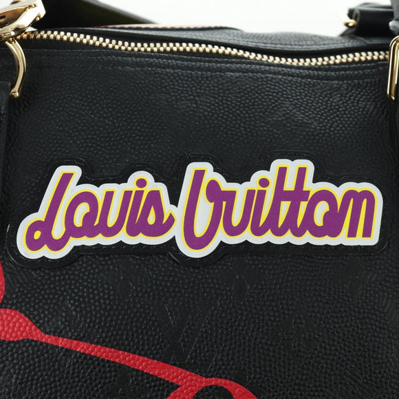 LOUIS VUITTON LV X NBA Keepall Bandouliere 55 Bag Black M58516 LV Auth 166944SM