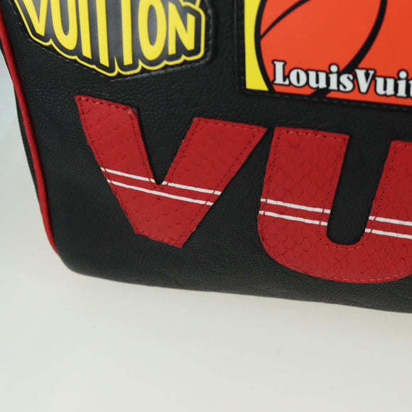 LOUIS VUITTON LV X NBA Keepall Bandouliere 55 Bag Black M58516 LV Auth 166944SM
