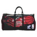 LOUIS VUITTON LV X NBA Keepall Bandouliere 55 Bag Black M58516 LV Auth 166944SM-2
