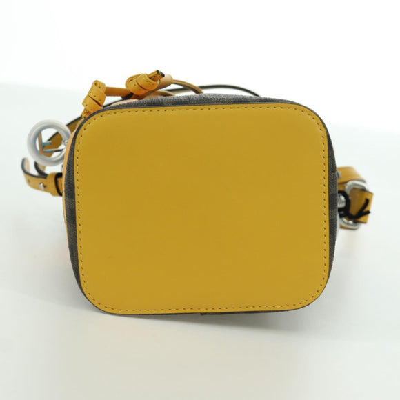 FENDI x FRGMT x POKÉMON Zucca Canvas Dragonfly Bag 2way Brown Auth 166947SM
