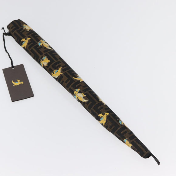FENDI x FRGMT x POKÉMON Zucca Canvas Dragonfly Umbrella Black Auth 166950SM