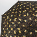 FENDI x FRGMT x POKÉMON Zucca Canvas Dragonfly Umbrella Black Auth 166950SM-2