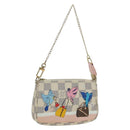 LOUIS VUITTON Damier Azur 2018 Mini Pochette Accessoires Pouch LV Auth 166952SAM-1