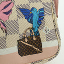 LOUIS VUITTON Damier Azur 2018 Mini Pochette Accessoires Pouch LV Auth 166952SAM-19