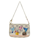 LOUIS VUITTON Damier Azur 2018 Mini Pochette Accessoires Pouch LV Auth 166952SAM-13