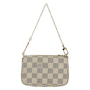 LOUIS VUITTON Damier Azur 2018 Mini Pochette Accessoires Pouch LV Auth 166952SAM-2