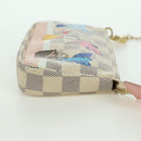 LOUIS VUITTON Damier Azur 2018 Mini Pochette Accessoires Pouch LV Auth 166952SAM-4