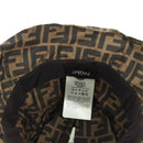 FENDI Zucca Canvas Bucket FENDI x FRGMT x POKÉMON Hat Black Brown Auth 166953SM-8
