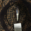 FENDI Zucca Canvas Bucket FENDI x FRGMT x POKÉMON Hat Black Brown Auth 166953SM-9