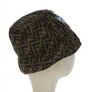 FENDI Zucca Canvas Bucket FENDI x FRGMT x POKÉMON Hat Black Brown Auth 166953SM-4