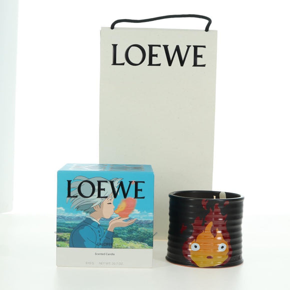 LOEWE Calcifer Candle Studio Ghibli Howl's Moving Castle Black Auth 166956SM