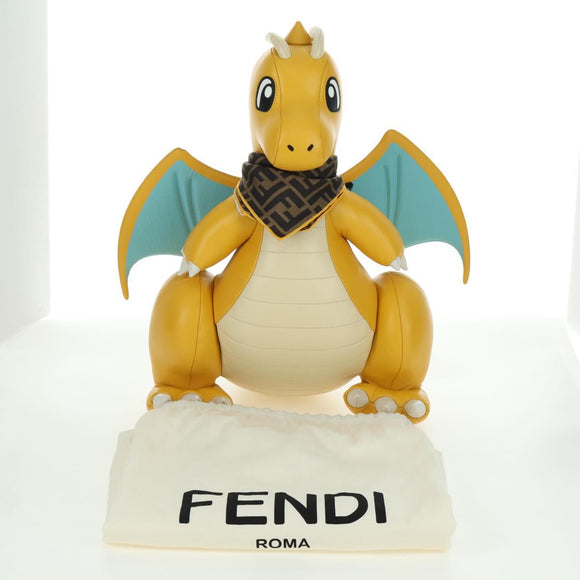 FENDI FENDI x FRGMT x POKÉMON Dragonite Stuffed Leather Yellow Auth 166957SM