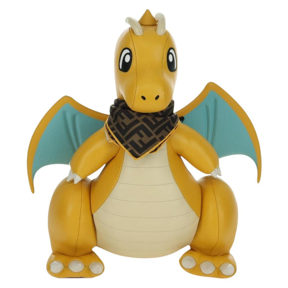 FENDI FENDI x FRGMT x POKÉMON Dragonite Stuffed Leather Yellow Auth 166957SM
