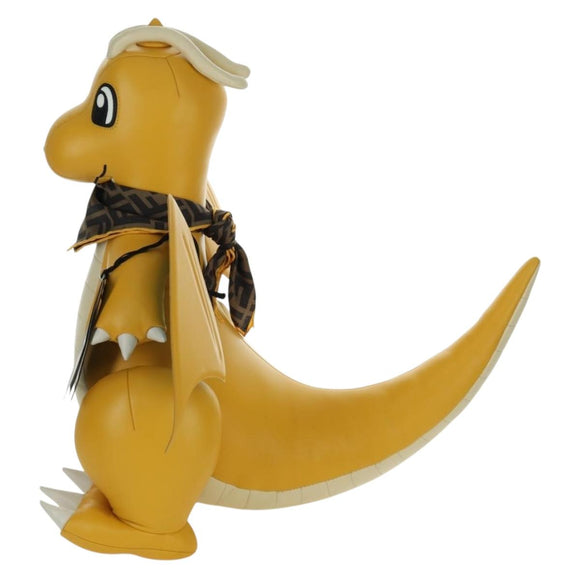 FENDI FENDI x FRGMT x POKÉMON Dragonite Stuffed Leather Yellow Auth 166957SM