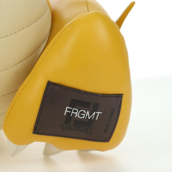 FENDI FENDI x FRGMT x POKÉMON Dragonite Stuffed Leather Yellow Auth 166958SM