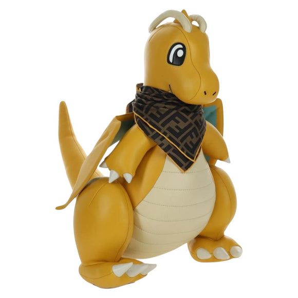 FENDI FENDI x FRGMT x POKÉMON Dragonite Stuffed Leather Yellow Auth 166958SM