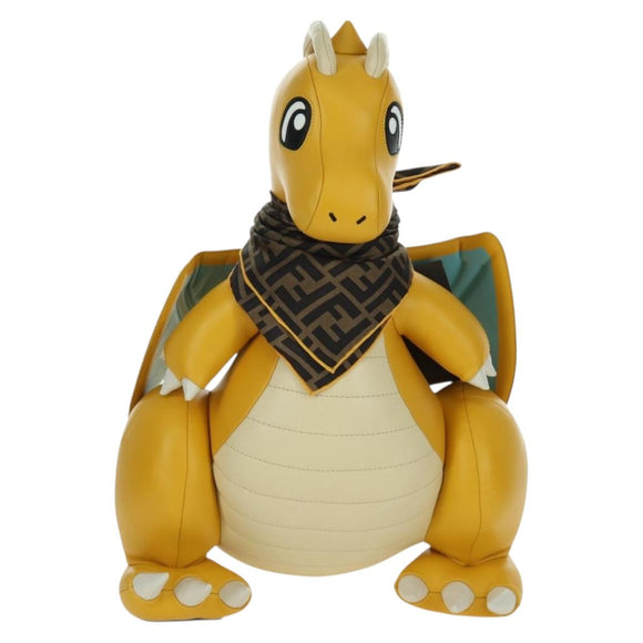 FENDI FENDI x FRGMT x POKÉMON Dragonite Stuffed Leather Yellow Auth 166958SM