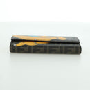 FENDI xFRGMTxPOKÉMON Zucca Canvas Chain Wallet Dragon Bag Black Auth 166959SM-5