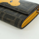 FENDI xFRGMTxPOKÉMON Zucca Canvas Chain Wallet Dragon Bag Black Auth 166959SM-16