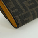 FENDI xFRGMTxPOKÉMON Zucca Canvas Chain Wallet Dragon Bag Black Auth 166959SM-17