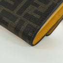 FENDI xFRGMTxPOKÉMON Zucca Canvas Chain Wallet Dragon Bag Black Auth 166959SM-18