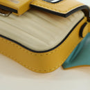 FENDI x FRGMT x POKÉMON Nano Bucket Dragon Bag Leather Yellow Auth 166960SM-16