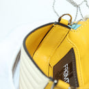 FENDI x FRGMT x POKÉMON Nano Bucket Dragon Bag Leather Yellow Auth 166960SM-28