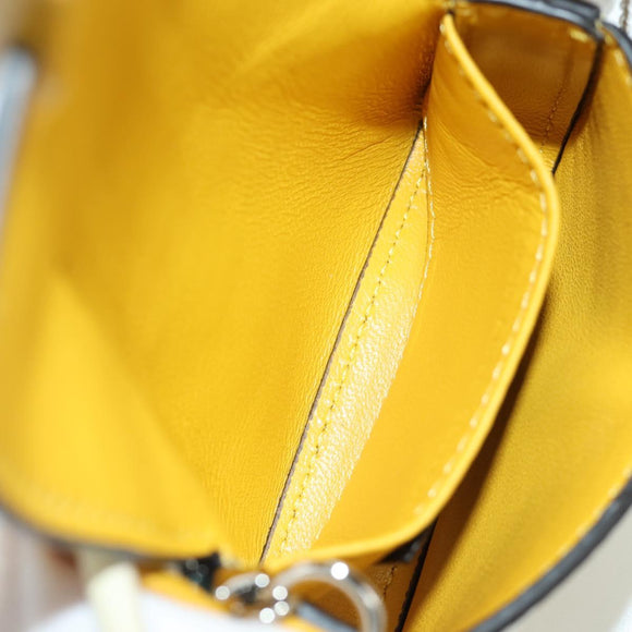 FENDI x FRGMT x POKÉMON Nano Bucket Dragon Bag Leather Yellow Auth 166960SM
