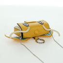 FENDI x FRGMT x POKÉMON Nano Bucket Dragon Bag Leather Yellow Auth 166960SM-6