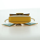 FENDI x FRGMT x POKÉMON Nano Bucket Dragon Bag Leather Yellow Auth 166961SM-5