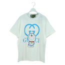 GUCCI GUCCI × Doraemon Short Sleeved T Shirt Cotton Blue White Auth 166963SM-1