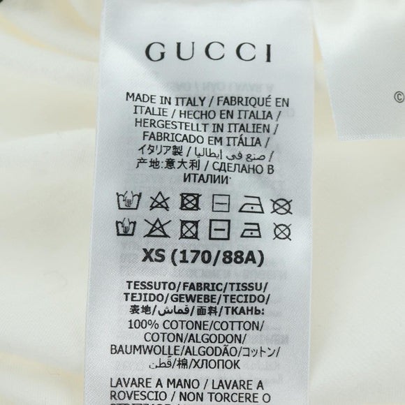 GUCCI GUCCI × Doraemon Short Sleeved T Shirt Cotton Blue White Auth 166963SM