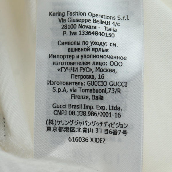 GUCCI GUCCI × Doraemon Short Sleeved T Shirt Cotton Blue White Auth 166963SM